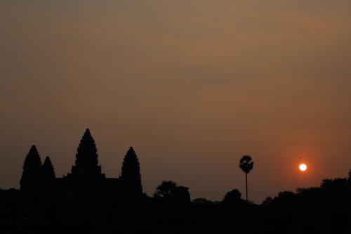 Wschód słońca nad Angkor Wat